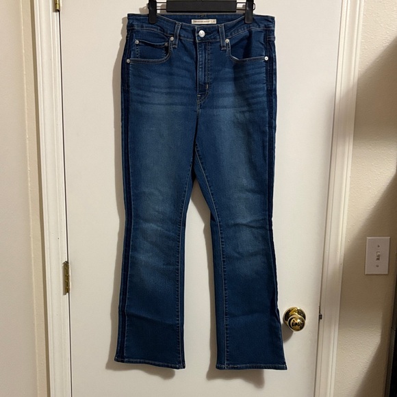 Levi's Dark Blue Straight-Leg Jeans - Picture 3 of 10